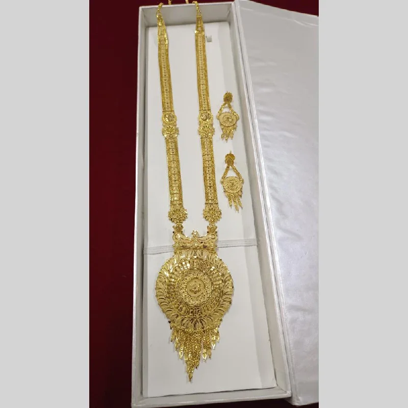 Classic Silver Necklace-Pari Art Jewellery Forming Long Necklace Set