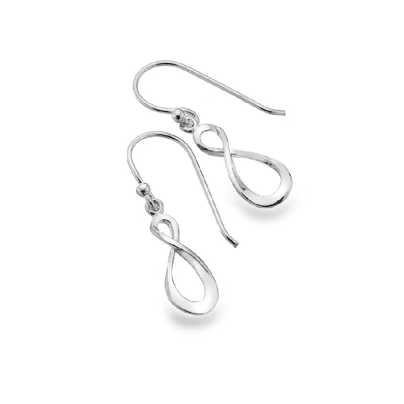 Big Statement Earrings-Sea Gems Infinity Knot Drop Earrings