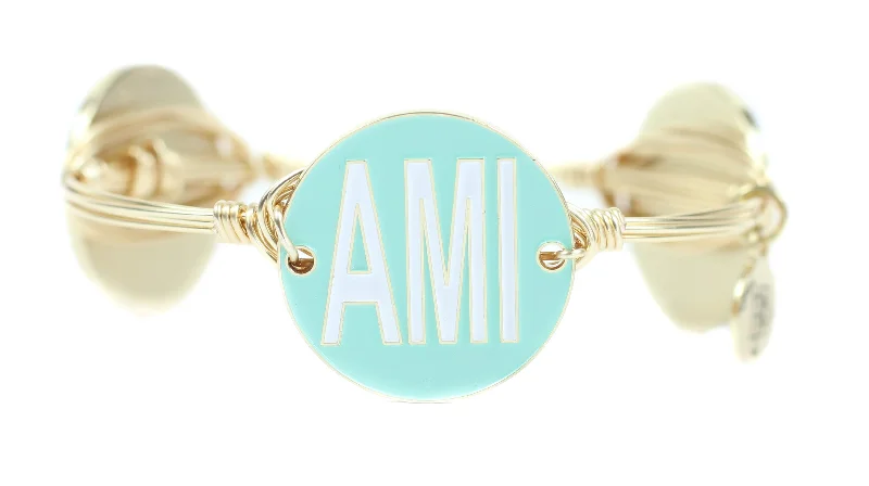 Heavy Silver Bangles-Aviate xx B&B AMI Bangle Bracelet- Anna Maria Island