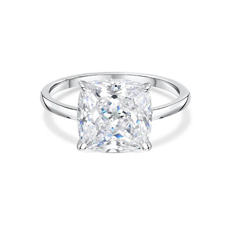 Diamond Solitaire Ring-The Claire