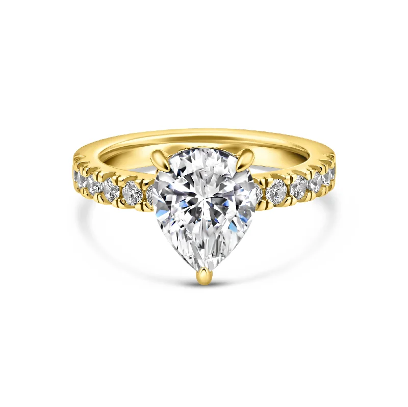 Antique Diamond Ring-The Sabrina - Gold