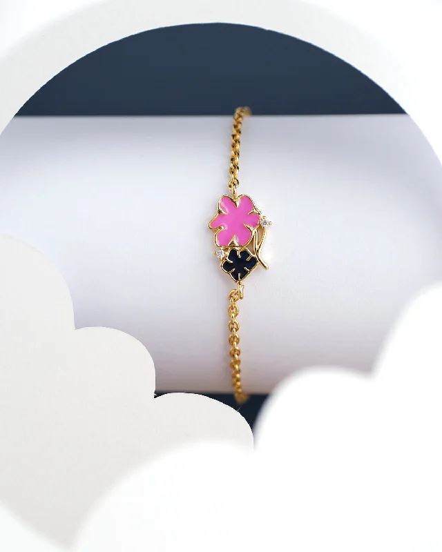 Rose Gold Charm Bracelets-Alisha Flory Chain Bracelet for kids