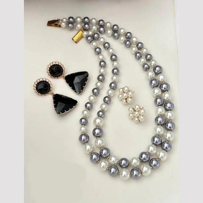 Custom Diamond Necklace-FS Collection Beads Necklace Set