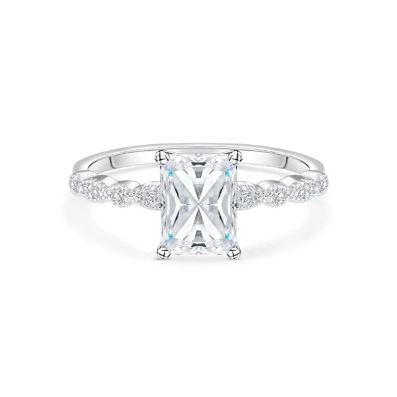 Birthstone Wedding Ring-The Alexandria