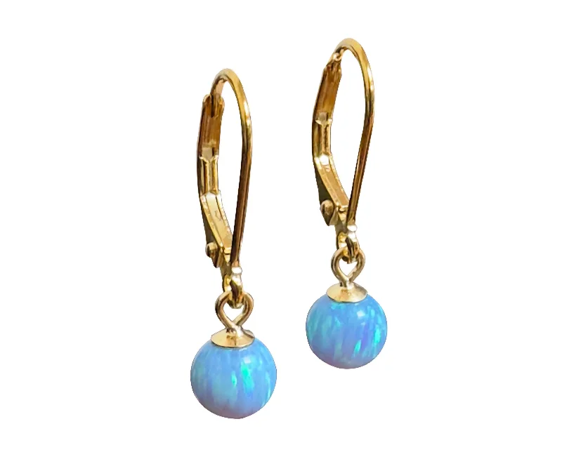 Unique Statement Earrings-Yaron Morhaim Opal Sphere Drop Earrings