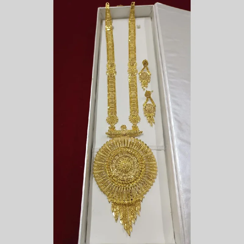 Vintage Crystal Necklace-Pari Art Jewellery Forming Long Necklace Set