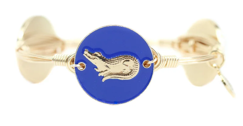 Simple Stackable Bangles-The Blue Alligator Bangle Bracelet