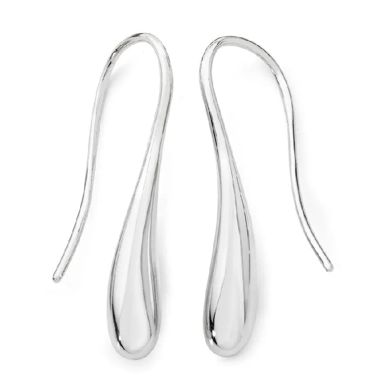 Statement Jewelry Earrings-Solid Twist Drop Earrings