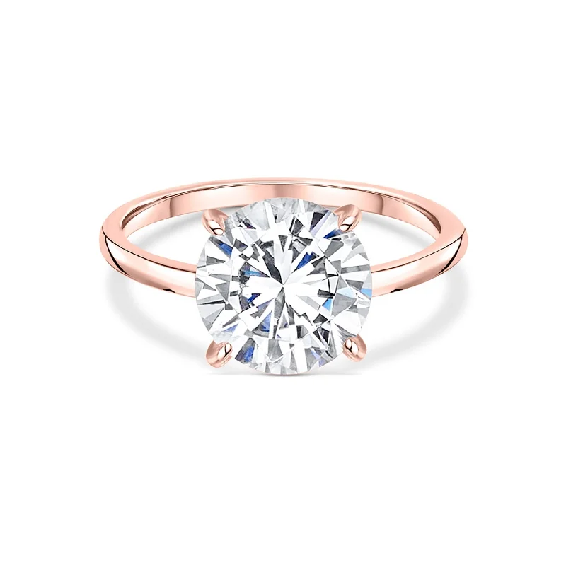 Personalized Stacking Ring-The Chelsea - Rose Gold