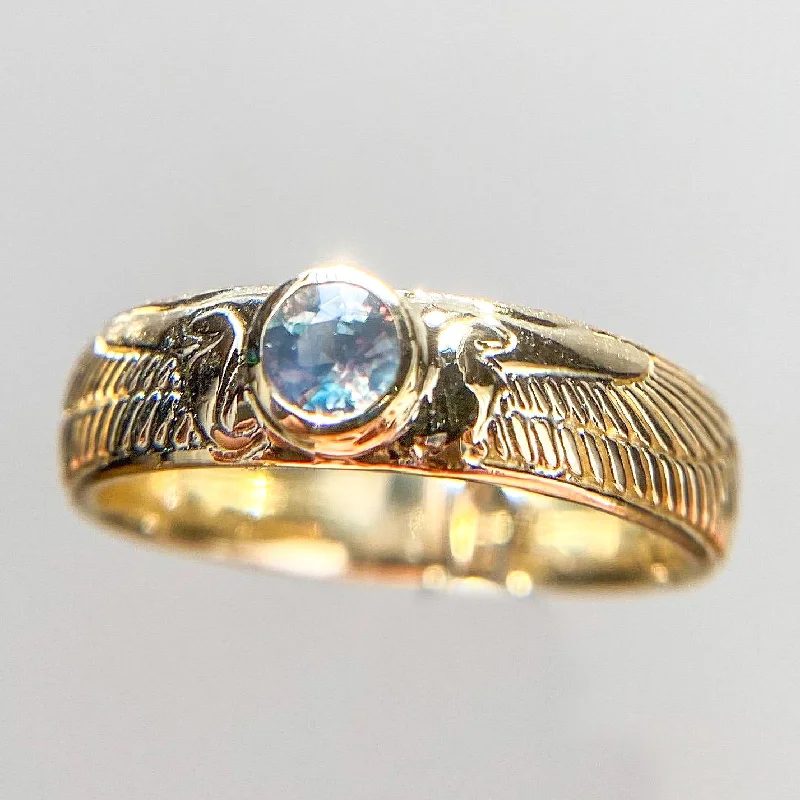 Men's Engagement Ring-Horus Band