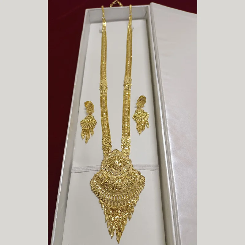 Unique Designer Necklace-Pari Art Jewellery Forming Long Necklace Set