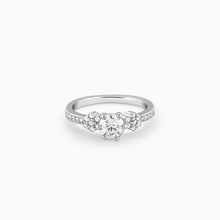 Personalized Promise Ring-Silver Tres Belle Ring