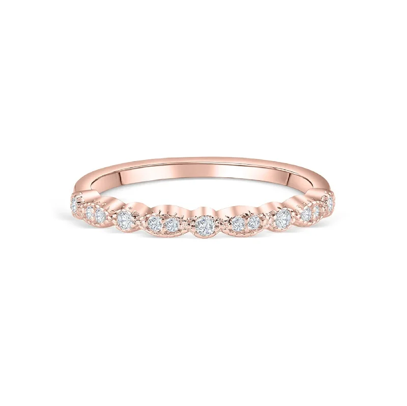 Statement Gemstone Ring-The Forever - Rose Gold