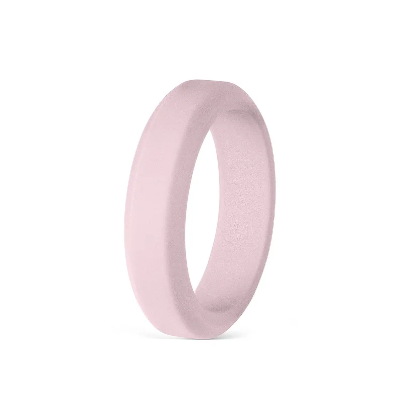 Minimalist Gold Ring-The Aspen - Pink Sand