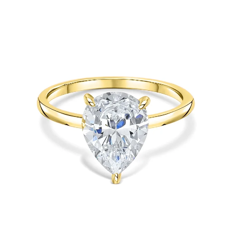 Luxury Diamond Ring-The Kira - Gold