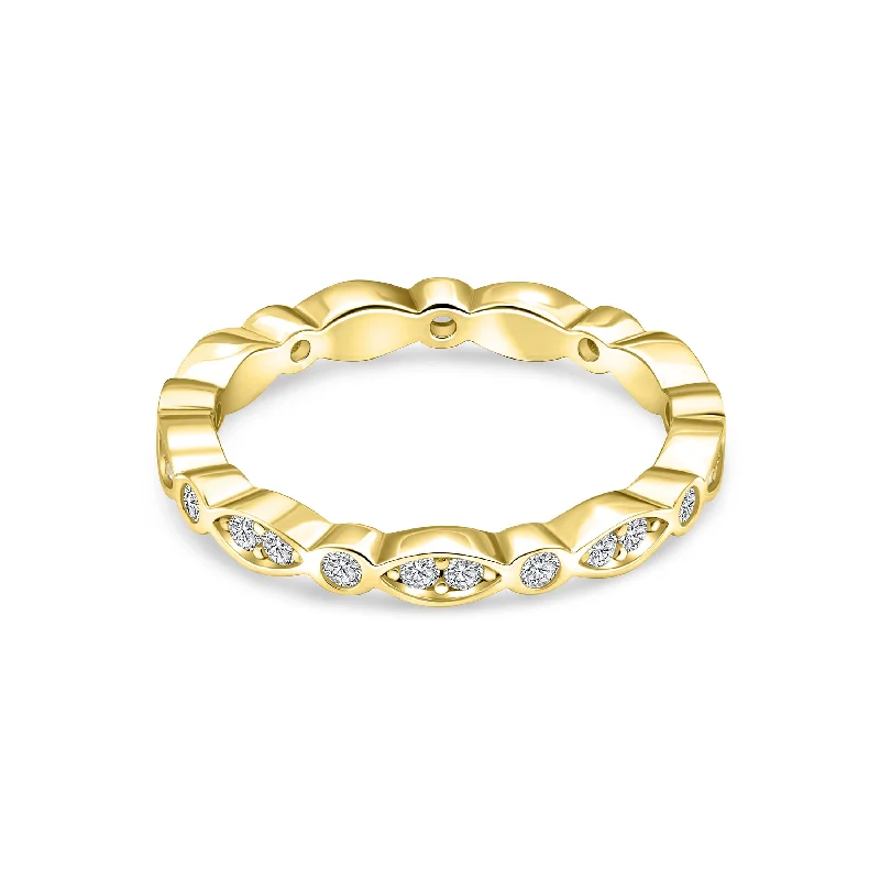 Solitaire Gemstone Ring-The Bella - Gold