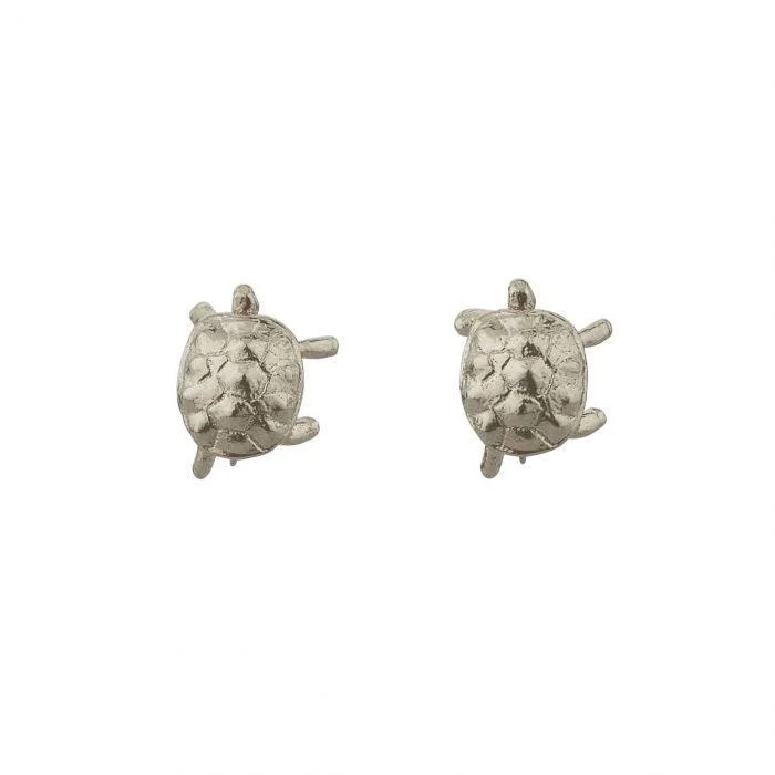 Wedding Diamond Earrings-Alex Monroe Racing Tortoise Stud Earrings