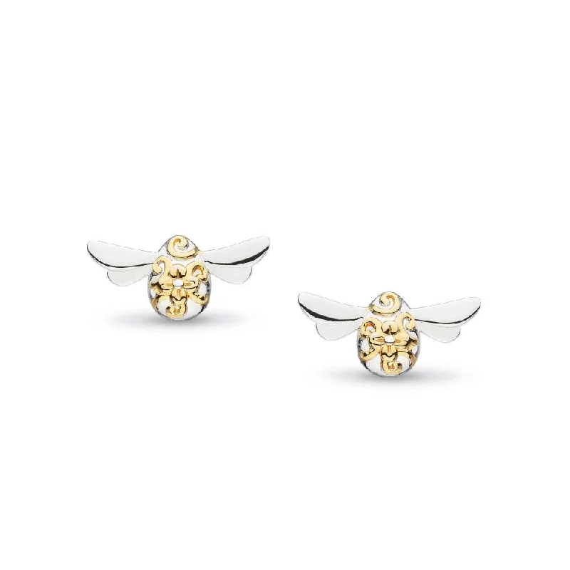 Heart Shaped Stud Earrings-Kit Heath Blossom Flyte Honey Bee Stud Earrings