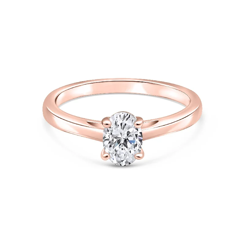 Unique Men's Wedding Ring-The Ava - Rose Gold