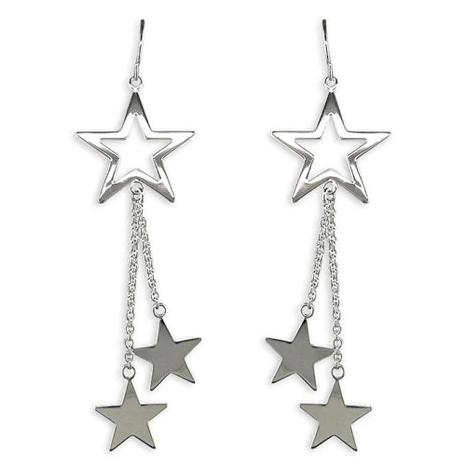 Artistic Pearl Earrings-Shooting Stars Drop Earrings