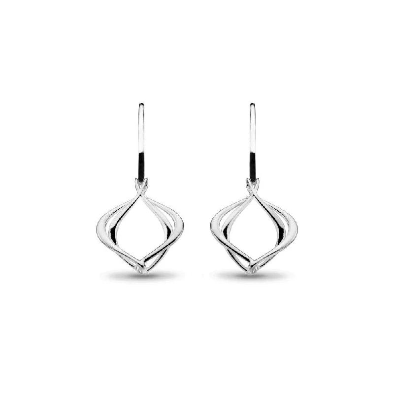 Elegant Crystal Earrings-Kit Heath Entwine Alicia Small Drop Earrings