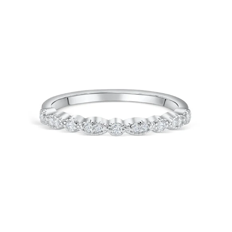 Men’s Silver Wedding Ring-The Forever