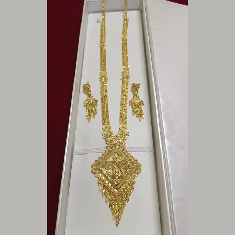 Classic Silver Necklace-Pari Art Jewellery Forming Long Necklace Set