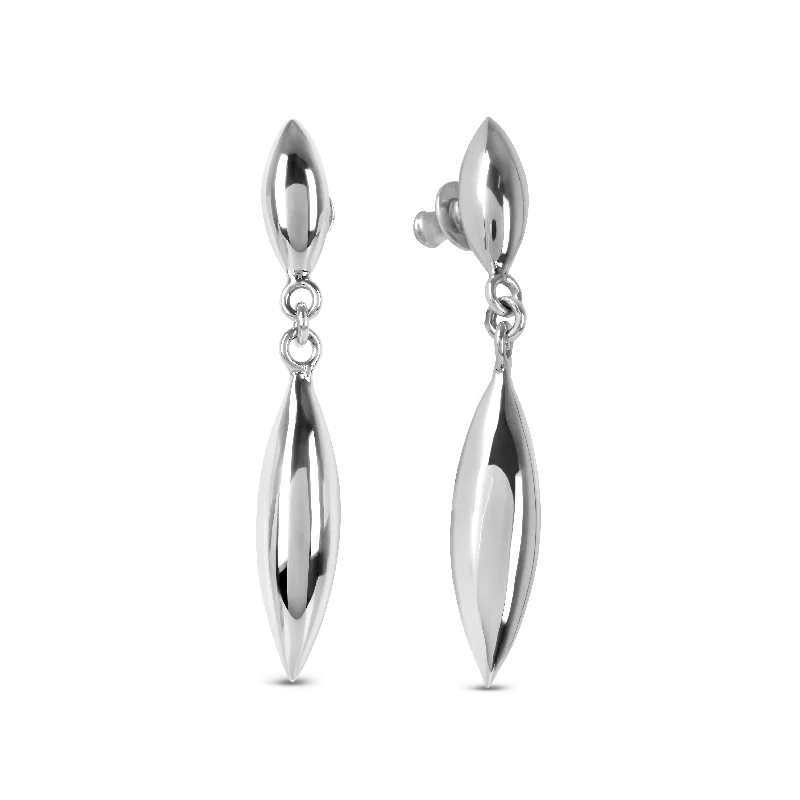 Luxury Diamond Earrings-Sterling Silver Earrings