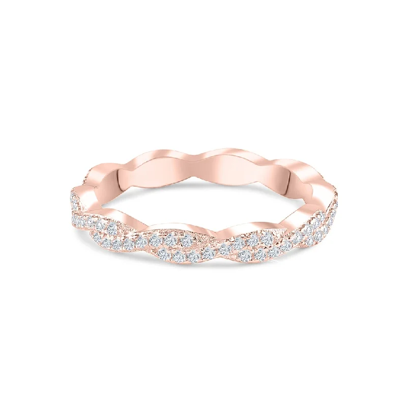 Custom Stone Ring-The Sadie - Rose Gold