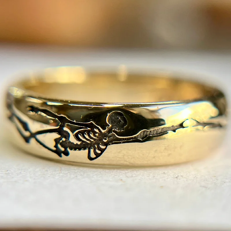 Vintage Sapphire Ring-Till Death Band