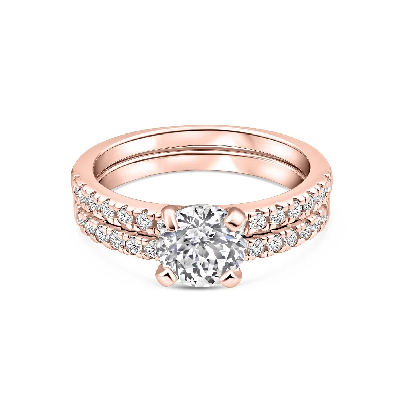 Luxury Wedding Band-The Star Light - Rose Gold