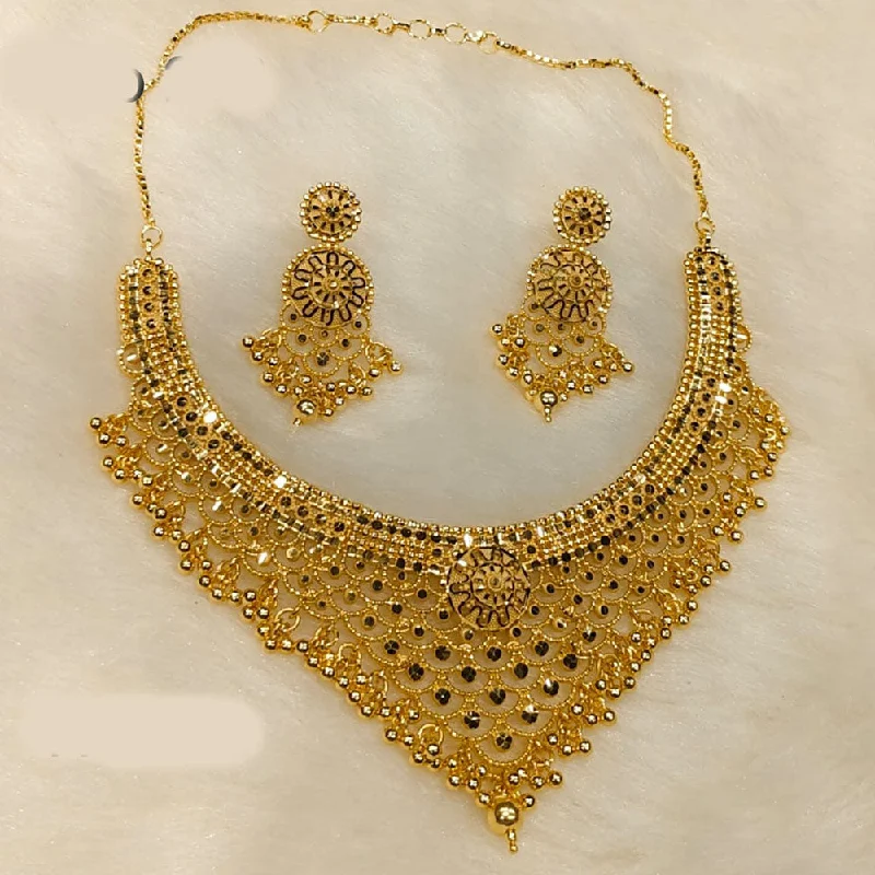 Trendy Multi-layer Necklace-Sunrise Gold Forming Necklace Set