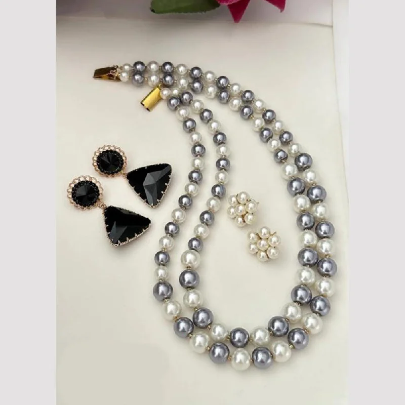 Bridal Wedding Necklace-FS Collection Beads Necklace Set