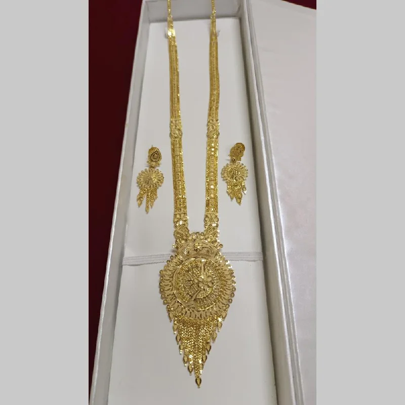 Handmade Necklace-Pari Art Jewellery Forming Long Necklace Set