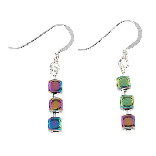 Moonstone Earrings-Carrie Elspeth Spectrum Cubes Earrings