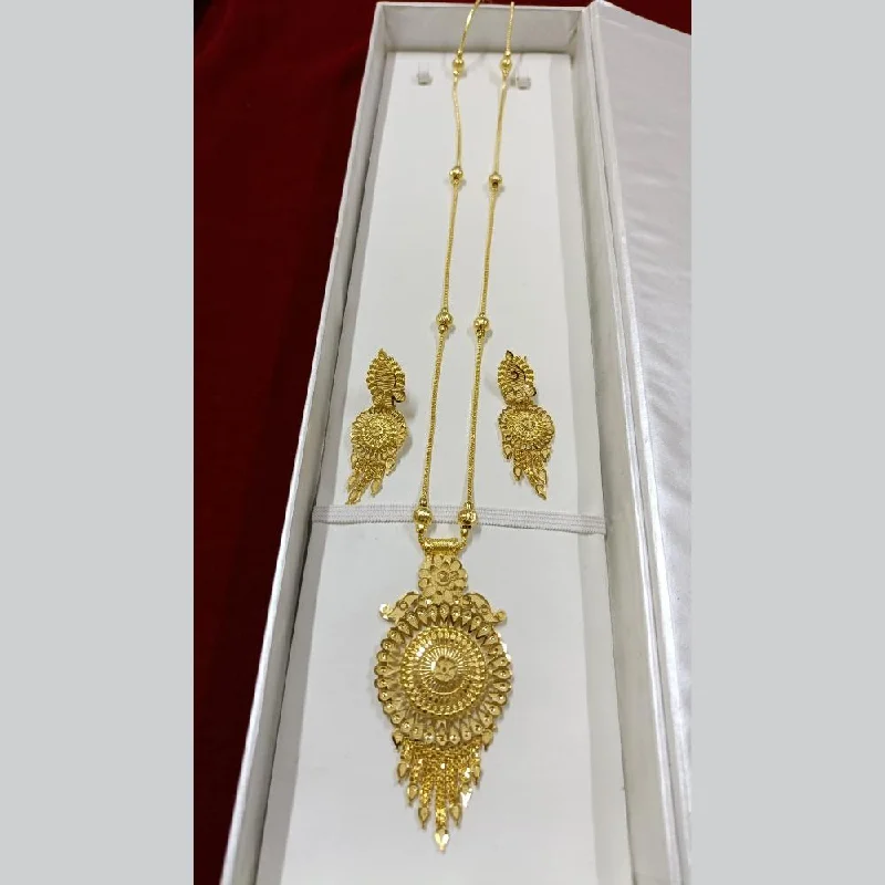 Elegant CZ Necklace-Pari Art Jewellery Forming Long Necklace Set