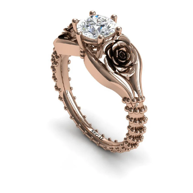 Modern Cocktail Ring-The Rose Spike Diamond Ring- Camilla no. 2