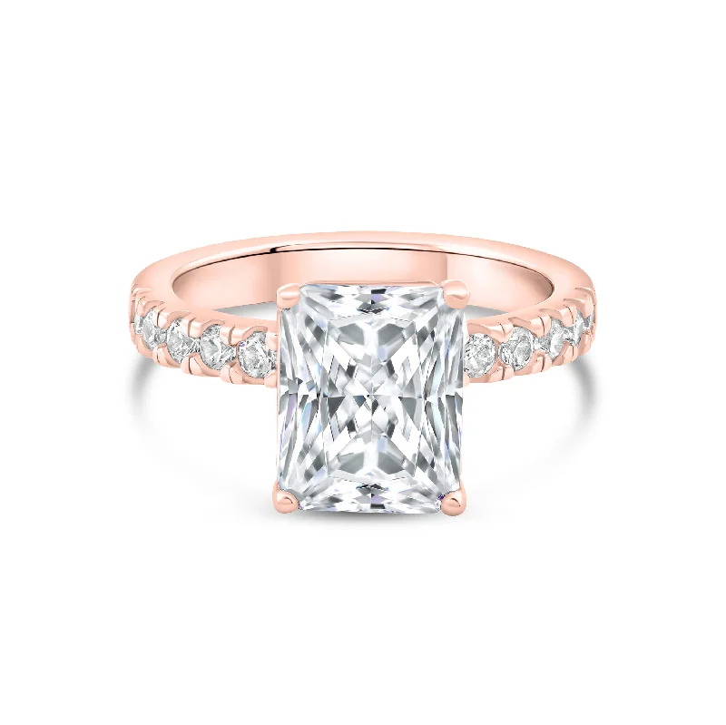 Elegant Wedding Band-The Kylie - Rose Gold