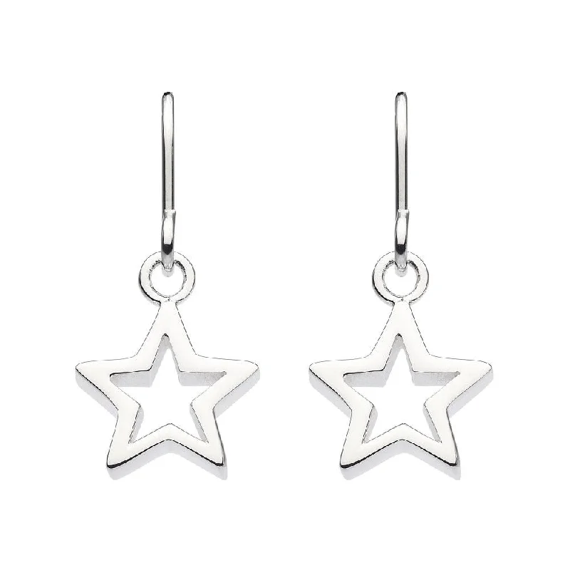 Antique Style Earrings-Chunky Star Drop Earrings