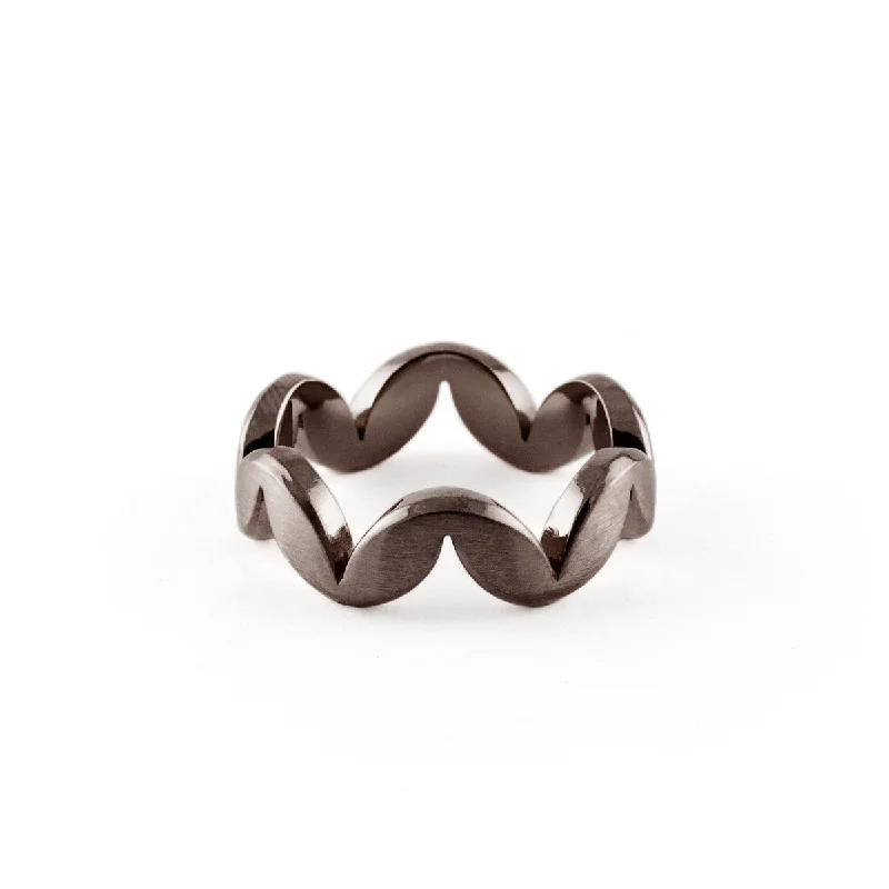 Unique Men's Ring-Jado Muse - Chocolate