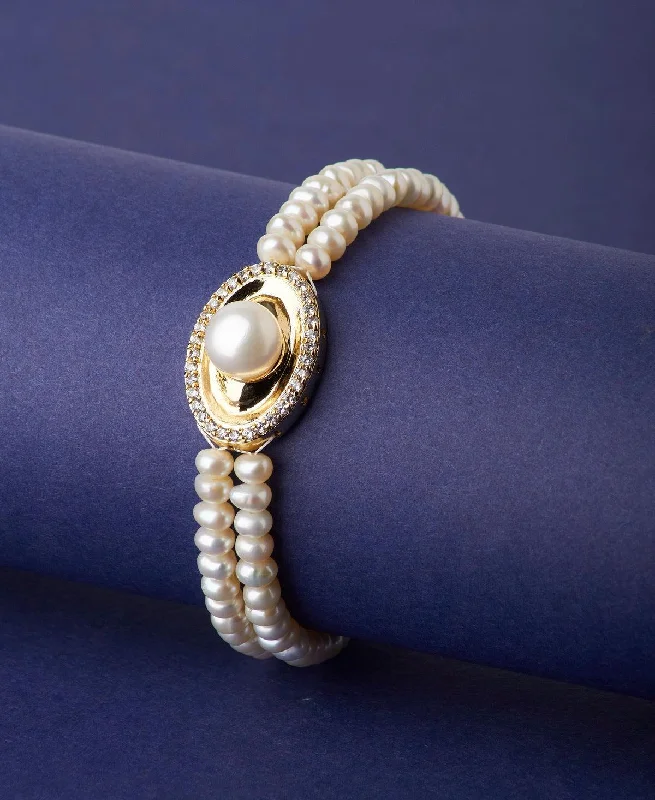 Multi-Chain Bracelets-Beautiful Real Pearl Bracelet