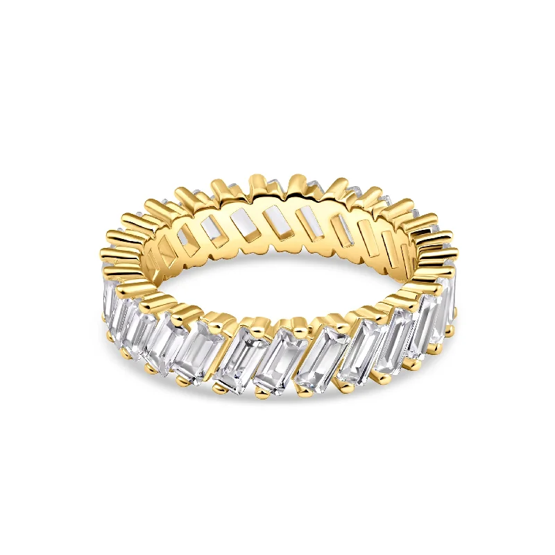 Large Statement Gold Ring-The Artemis - Gold