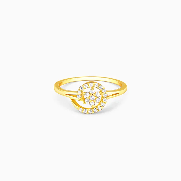 Fancy Diamond Ring-Golden Star is Born Ring